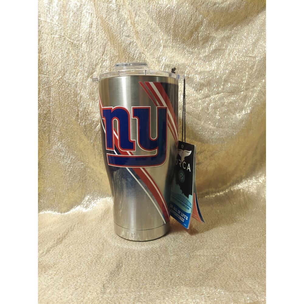 NEW Orca Chaser 27oz Stainless Steel Insulated Tumbler Cup Mug NY Giants